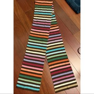 Vintage Multicolor Striped Scarf